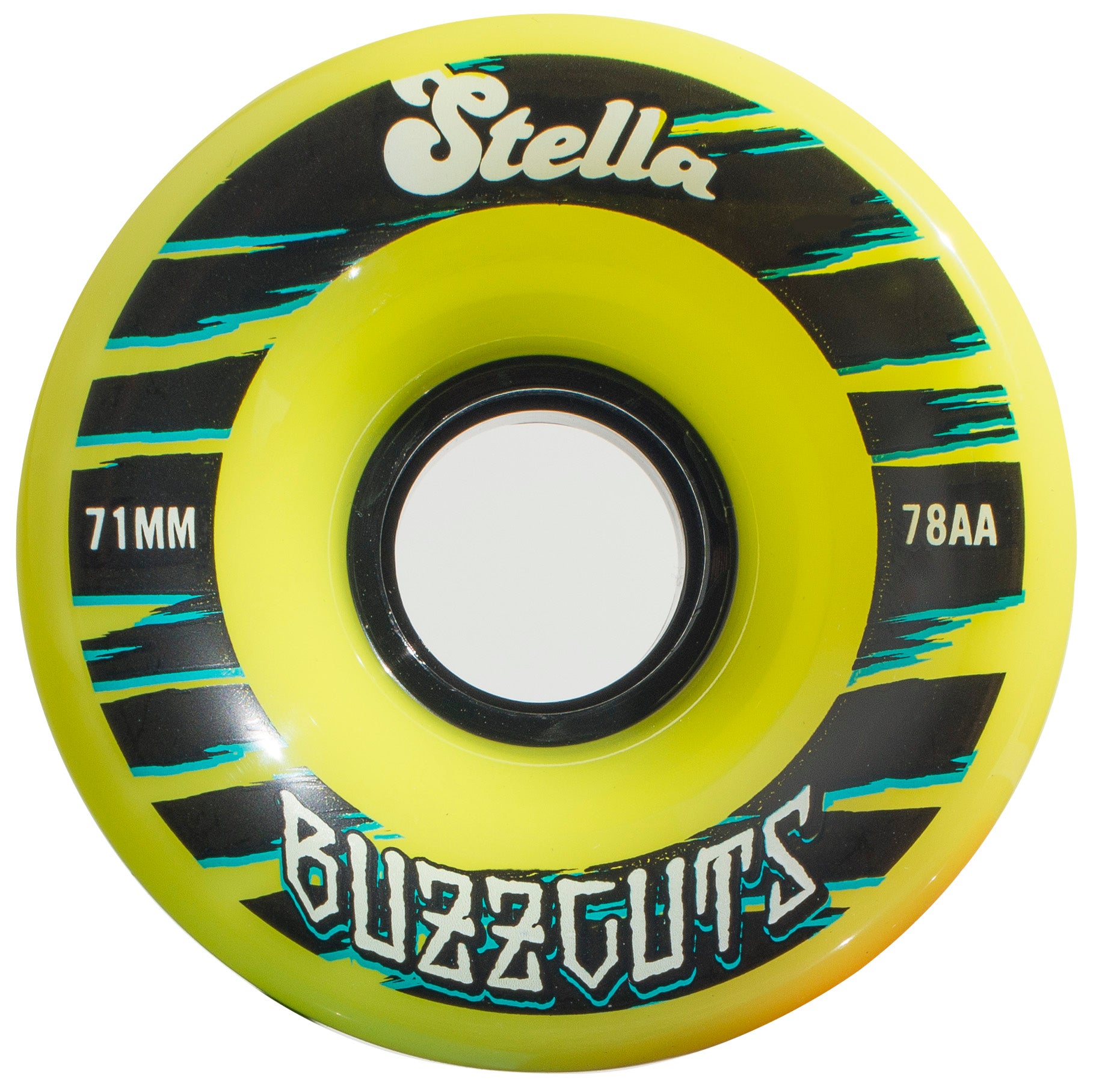Stella Buzzcuts 71mm 83a Lime Wheel Set